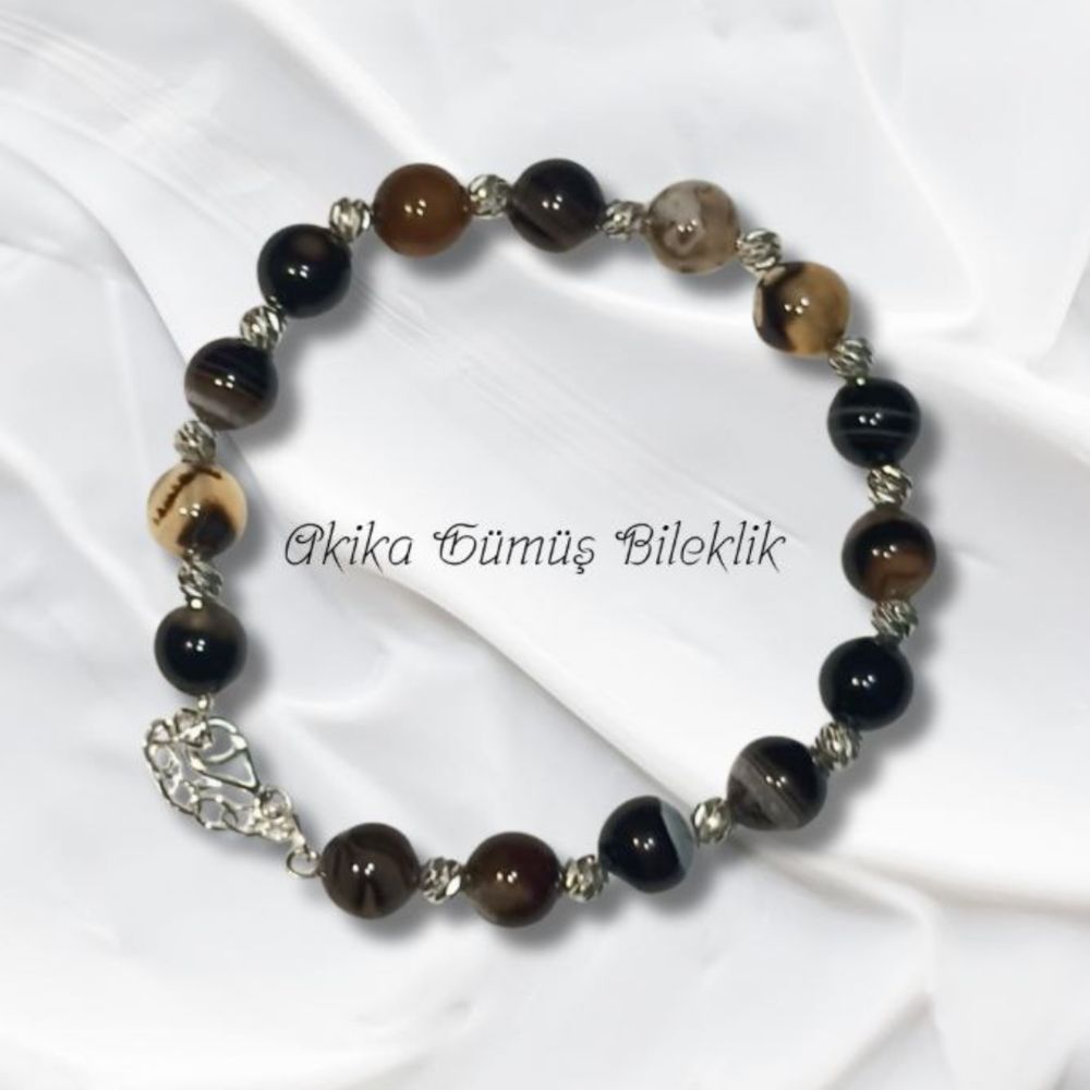 Akika Gümüş Bileklik